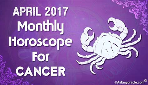 April 2017 Cancer Monthly Horoscope | Cancer Astrology 2017