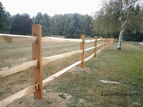 Split Rail Fence Installation near Burlington, VT