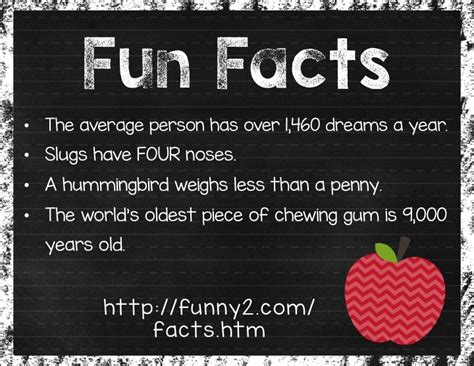 Fun Facts Website | TheHappyTeacher