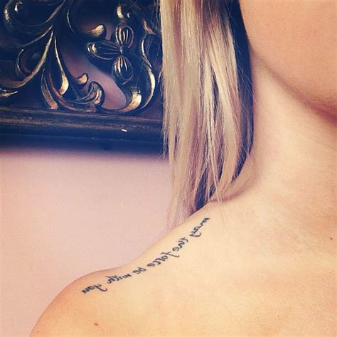 Star Wars quote tattoo 'May the force be with you' | Tatoeage