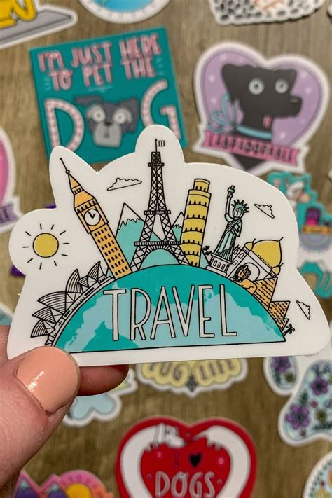 Travel The World Sticker | Travel stickers, Wanderlust stickers, Sticker collection