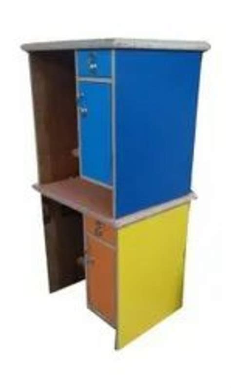 Plywood Rectangular Wooden School Office Table, With Storage at best price in New Delhi