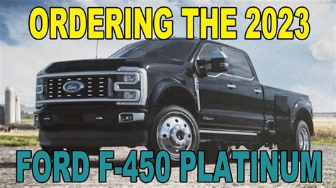 Ordering Our 2023 Ford F 450 Platinum Custom Build | Season 4 Ep 117 ...