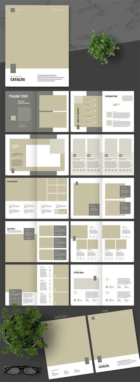 A Very Clean Product Catalog Template for Adobe InDesign