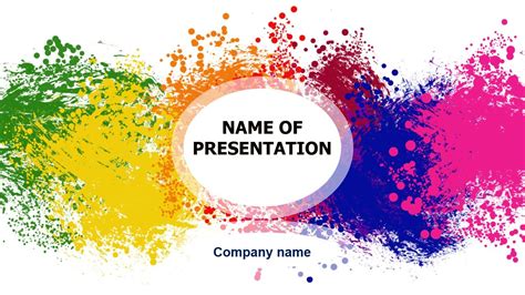 Color Mix PowerPoint Template | Free powerpoint presentations ...