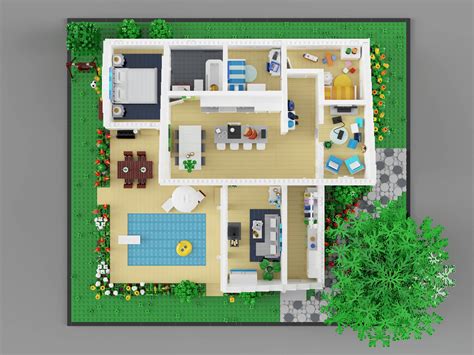 Family house | Lego house ideas, Lego room, Lego furniture