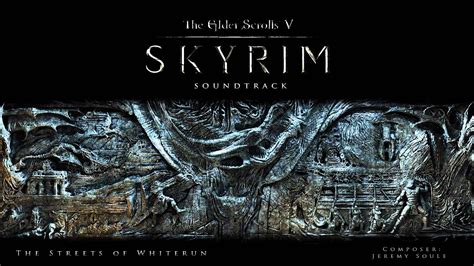 The Streets of Whiterun - The Elder Scrolls V: Skyrim Original Game Soundtrack - YouTube