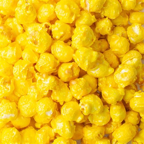 Yellow Candy Coated Popcorn - Lemon • Gourmet Candy Coated Popcorn • Bulk Candy • Oh! Nuts®