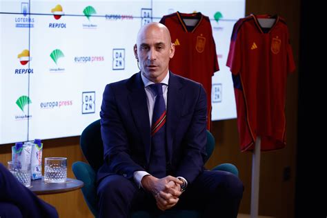 The president of the Spanish Football Federation, Luis Rubiales ...