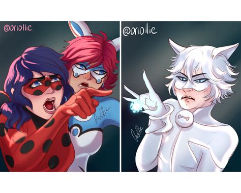 Olga Brykina - Miraculous Ladybug Fanart (White Cat Meme remake)