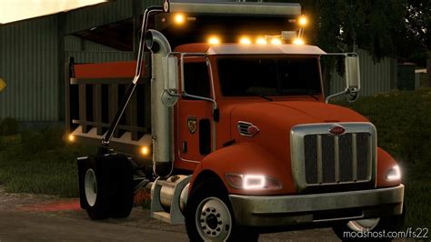 Peterbilt 340 Dump Truck Farming Simulator 22 Mod - ModsHost