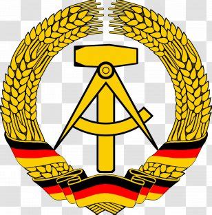 Uprising Of 1953 In East Germany National Emblem Coat Arms - Flag ...