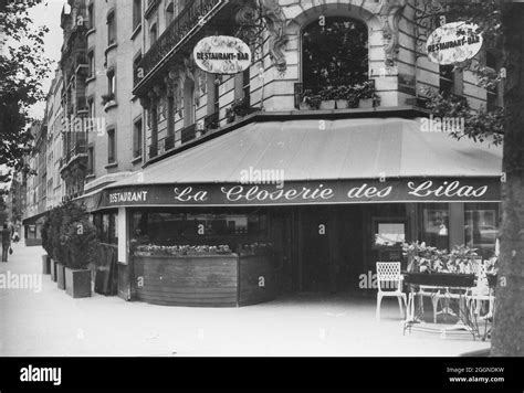 La Closerie des Lilas, Montparnasse. Museum: PRIVATE COLLECTION. Author: ANONYMOUS Stock Photo ...