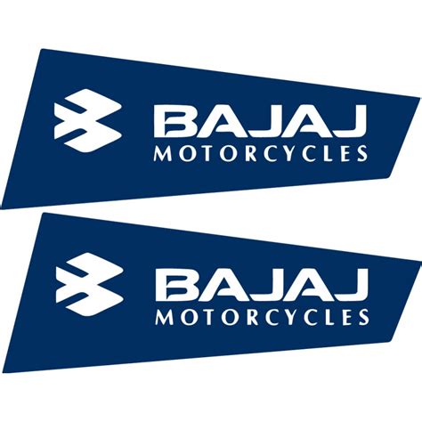 Bajaj Logo Stickers Decals 2x - DecalsHouse