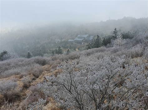 Korea in Photos: Frost Brings Signs of Winter to Jirisan Mountain