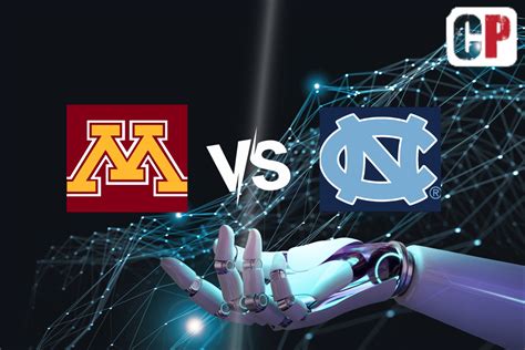 Minnesota Golden Gophers at North Carolina Tar Heels AI NCAA Prediction ...