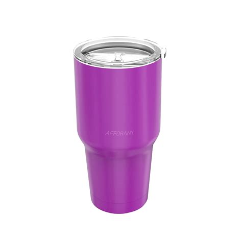 30.4 oz/ 900ml Stainless Steel Sliver Metal Insulated Tumbler Outdoor Travel Mug Water Bottle ...