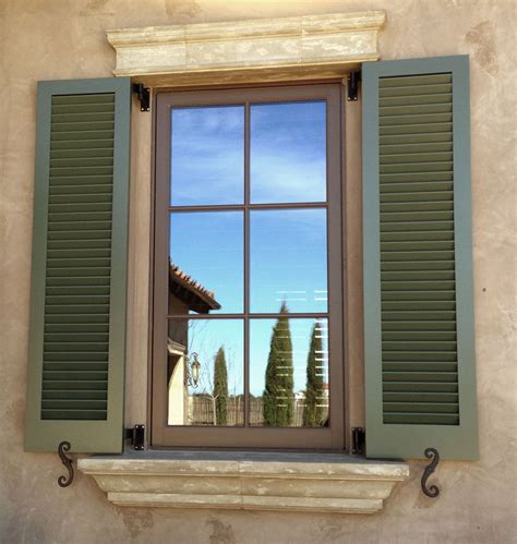 Timberlane Fixed Louver shutters -- a perfect framing of a window with architectural details. # ...