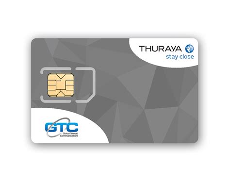 Thuraya Prepaid Standard SIM – GTC