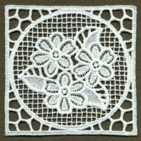 FSL Floral Doily Machine Embroidery Design | Embroidery Library at GrandSlamDesigns.com