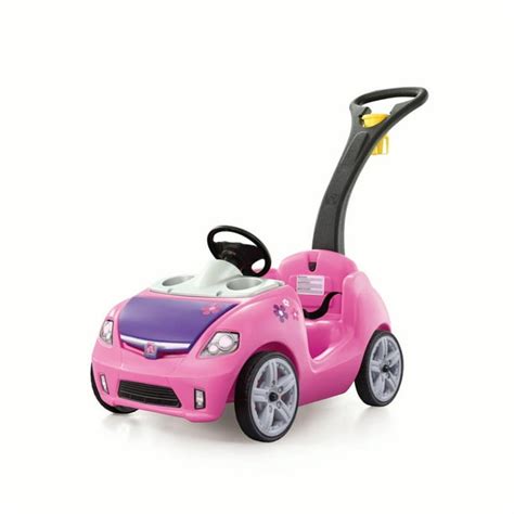 Step2 Whisper Ride II Kids Pink Ride On Push Car - Walmart.com ...