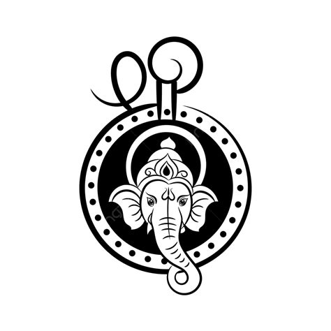 Lord Ganesha With Shree Logo, Hindi Calligraphy, Lord Ganesha, Shree ...