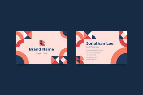 Double-Sided Business Card Template