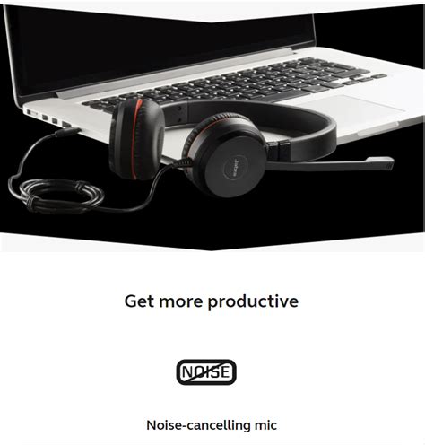 Jabra Evolve 30 II MS Stereo - headset with quality microphone