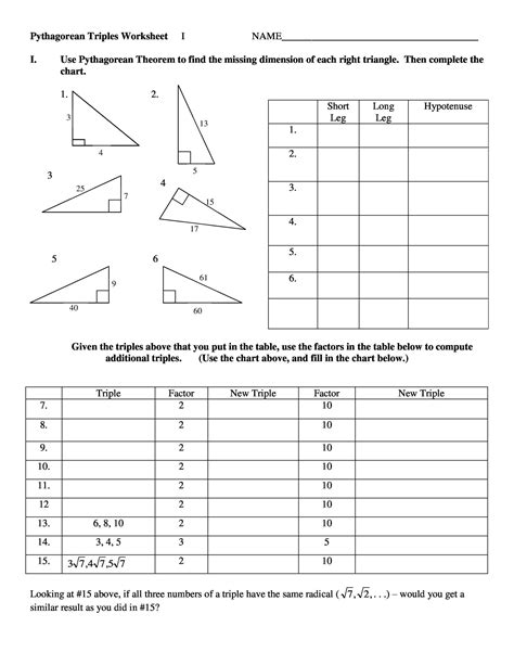 Pythagoras Theorem Worksheet With Answers – Imsyaf.com