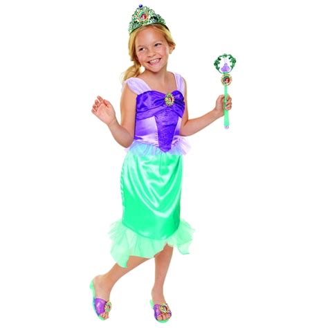 Disney Princess Ariel Tiara to Toe Dress Up Set includes wand, tiara ...