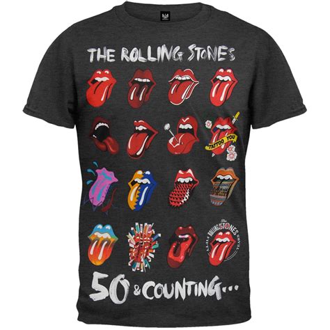 Rolling Stones - Tongue Evolution 2013 Tour Soft T-Shirt - Walmart.com