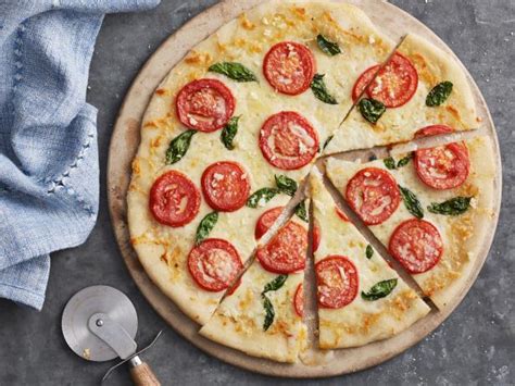 Pizza with Fresh Tomatoes and Basil : Recipes : Cooking Channel Recipe ...