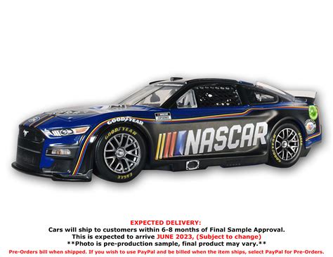 2023 NASCAR 75th Anniversary Ford Mustang 1:24 Nascar Manufacturers Edition Diecast