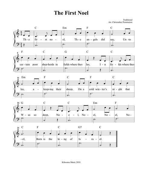 easy christmas songs for piano - Google Search | Christmas piano music, Sheet music, Christmas ...