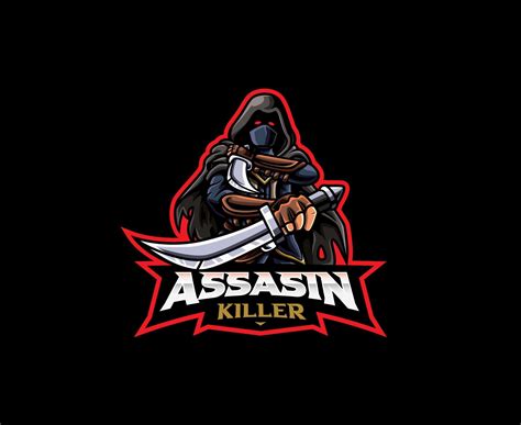 Assassin mascot logo design 8932263 Vector Art at Vecteezy