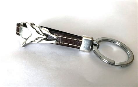 Wolf Keychan Leather Keychain Gift for Wolf Lovers Keychain - Etsy