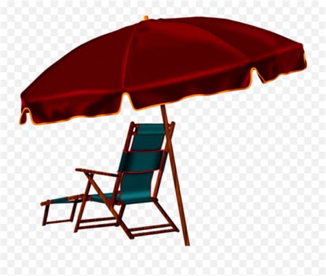 Ftestickers Beach Chair Umbrella - Png Emoji,Beach Umbrella Emoji ...