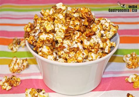 Palomitas de maíz dulces con pipas | Gastronomía & Cía