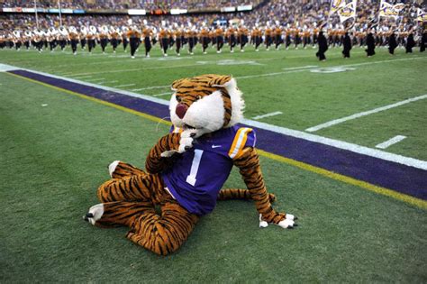 Mike the Tiger joins dozens of other college mascots in Brad Paisley's ...