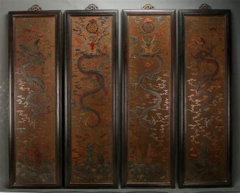 Four Dragon Panels