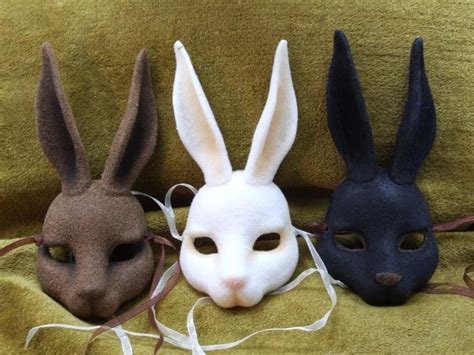 Rabbit masks | Bunny mask, Masks art, Mask design