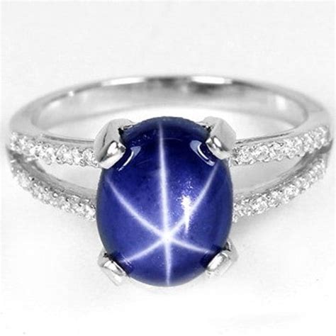 Picture 55 of Star Sapphire Wedding Ring | metallife-food