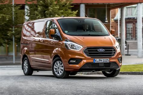 Ford Transit Custom Plug-In Hybrid PHEV review - driving in Sweden, orange, 2019 | Ford transit ...