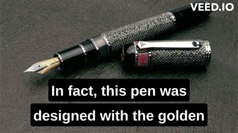 The costliest pen in the world Tibaldi Fulgor Nocturnus #facts #gk #generalknowledge - YouTube