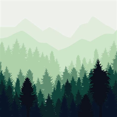 Vector Forest Wallpapers - Wallpaper Cave