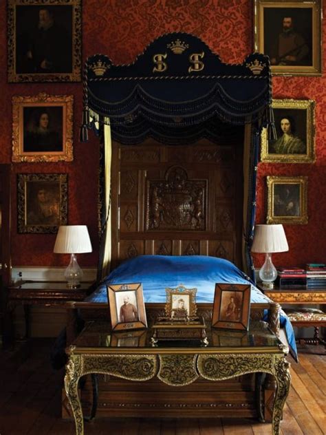 Althorp | Oak bedroom, Althorp, Historical interior