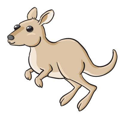 kangaroo australian animals clipart - Clip Art Library