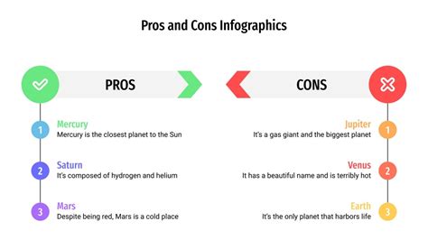 Pros And Cons Infographic Template