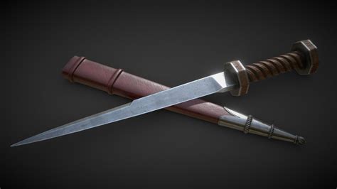 Rondel Dagger - 3D model by hundsgugel [57ba35e] - Sketchfab