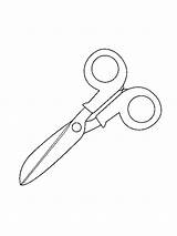 Scissors coloring Pages sketch template